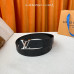 Louis Vuitton LV 4.0cm Width Men's Belt L101