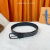 Louis Vuitton LV 3.5cm Width Men's Belt L103