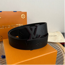 Louis Vuitton LV 4.0cm Width Men's Belt L123 Louis Vuitton LV 4.0cm Width Men's Belt L123