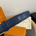 Louis Vuitton LV 3.5cm Width Men's Belt L125 Louis Vuitton LV 3.5cm Width Men's Belt L125