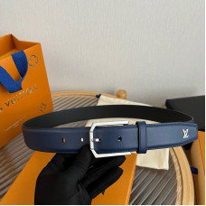 Louis Vuitton LV 3.5cm Width Men's Belt L125 Louis Vuitton LV 3.5cm Width Men's Belt L125
