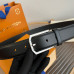 Louis Vuitton LV 3.5cm Width Men's Belt L125