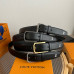 Louis Vuitton LV 3.5cm Width Men's Belt L125