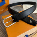 Louis Vuitton LV 3.5cm Width Men's Belt L125