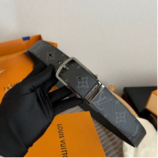 Louis Vuitton LV 3.5cm Width Men's Belt L126 Louis Vuitton LV 3.5cm Width Men's Belt L126