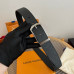 Louis Vuitton LV 3.5cm Width Men's Belt L126 Louis Vuitton LV 3.5cm Width Men's Belt L126