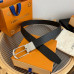 Louis Vuitton LV 3.5cm Width Men's Belt L126 Louis Vuitton LV 3.5cm Width Men's Belt L126