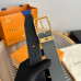 Louis Vuitton LV 3.5cm Width Men's Belt L127 Louis Vuitton LV 3.5cm Width Men's Belt L127