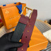 Louis Vuitton LV 3.5cm Width Men's Belt L127 Louis Vuitton LV 3.5cm Width Men's Belt L127