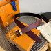 Louis Vuitton LV 3.5cm Width Men's Belt L127 Louis Vuitton LV 3.5cm Width Men's Belt L127