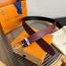 Louis Vuitton LV 3.5cm Width Men's Belt L127 Louis Vuitton LV 3.5cm Width Men's Belt L127