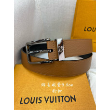 Louis Vuitton LV 3.5cm Width Men's Belt L130 Louis Vuitton LV 3.5cm Width Men's Belt L130