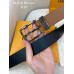 Louis Vuitton LV 3.5cm Width Men's Belt L130 Louis Vuitton LV 3.5cm Width Men's Belt L130