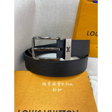 Louis Vuitton LV 3.5cm Width Men's Belt L130 Louis Vuitton LV 3.5cm Width Men's Belt L130