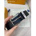 Louis Vuitton LV 3.5cm Width Men's Belt L130 Louis Vuitton LV 3.5cm Width Men's Belt L130