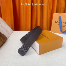 Louis Vuitton LV 4.0cm Width Men's Belt L132