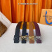 Louis Vuitton LV 3.0cm Width Men's Belt L133 Louis Vuitton LV 3.0cm Width Men's Belt L133