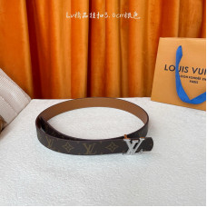 Louis Vuitton LV 3.0cm Width Men's Belt L134