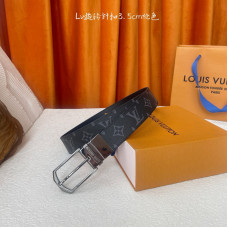Louis Vuitton LV 3.5cm Width Men's Belt L136 Louis Vuitton LV 3.5cm Width Men's Belt L136