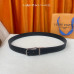 Louis Vuitton LV 3.5cm Width Men's Belt L137