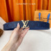 Louis Vuitton LV 4.0cm Width Men's Belt L139