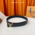 Louis Vuitton LV 4.0cm Width Men's Belt L144