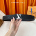 Louis Vuitton LV 4.0cm Width Men's Belt L144