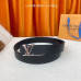 Louis Vuitton LV 4.0cm Width Men's Belt L145
