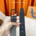 Louis Vuitton LV 3.5cm Width Men's Belt L107 Louis Vuitton LV 3.5cm Width Men's Belt L107