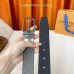 Louis Vuitton LV 3.5cm Width Men's Belt L107 Louis Vuitton LV 3.5cm Width Men's Belt L107