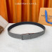 Louis Vuitton LV 3.5cm Width Men's Belt L107 Louis Vuitton LV 3.5cm Width Men's Belt L107