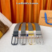 Louis Vuitton LV 3.5cm Width Men's Belt L107 Louis Vuitton LV 3.5cm Width Men's Belt L107