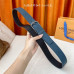 Louis Vuitton LV 3.5cm Width Men's Belt L107 Louis Vuitton LV 3.5cm Width Men's Belt L107