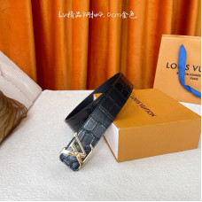 Louis Vuitton LV 4.0cm Width Men's Belt L108