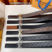 Louis Vuitton LV 4.0cm Width Men's Belt L109