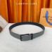 Louis Vuitton LV 3.5cm Width Men's Belt L110 Louis Vuitton LV 3.5cm Width Men's Belt L110