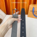 Louis Vuitton LV 3.5cm Width Men's Belt L110 Louis Vuitton LV 3.5cm Width Men's Belt L110