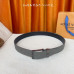 Louis Vuitton LV 3.5cm Width Men's Belt L110 Louis Vuitton LV 3.5cm Width Men's Belt L110