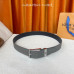 Louis Vuitton LV 3.5cm Width Men's Belt L110 Louis Vuitton LV 3.5cm Width Men's Belt L110