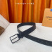 Louis Vuitton LV 3.5cm Width Men's Belt L111 Louis Vuitton LV 3.5cm Width Men's Belt L111
