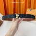 Louis Vuitton LV 4.0cm Width Men's Belt L120