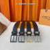 Louis Vuitton LV 3.5cm Width Men's Belt L121 Louis Vuitton LV 3.5cm Width Men's Belt L121