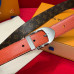 Louis Vuitton LV 3.0cm Width Women's Belt for Woman WBL101 Louis Vuitton LV 3.0cm Width Women's Belt for Woman WBL101