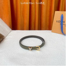 Louis Vuitton LV 1.5cm Width Women's Belt for Woman WBL102