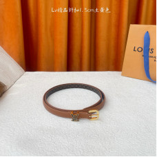 Louis Vuitton LV 1.5cm Width Women's Belt for Woman WBL102