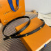 Louis Vuitton LV 1.5cm Width Women's Belt for Woman WBL105