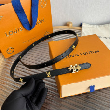 Louis Vuitton LV 1.5cm Width Women's Belt for Woman WBL105