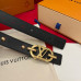 Louis Vuitton LV 3.0cm Width Women's Belt for Woman WBL107