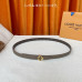 Louis Vuitton LV 2.0cm Width Women's Belt for Woman WBL108