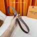 Louis Vuitton LV 2.0cm Width Women's Belt for Woman WBL108